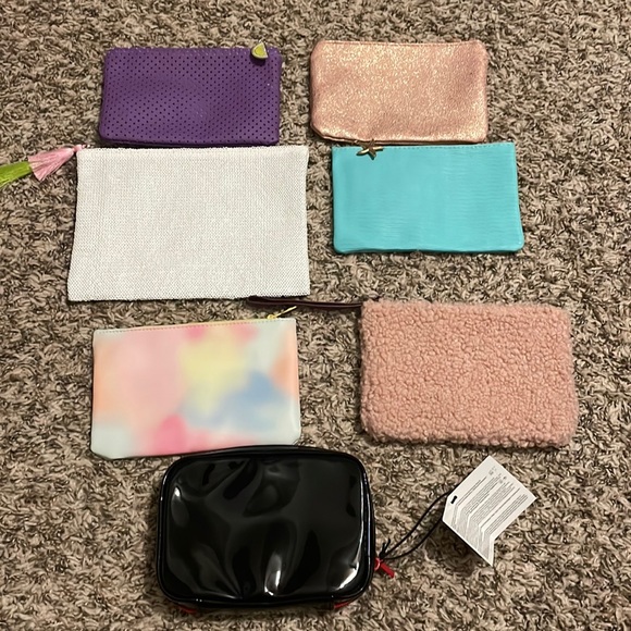 Handbags - Lot of seven new make up bags
